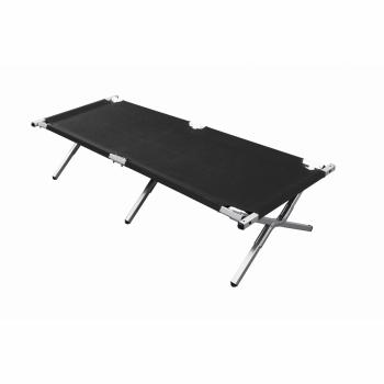 BASICNATURE TRAVELCHAIR 'FELDBETT' (schwarz 210 cm)